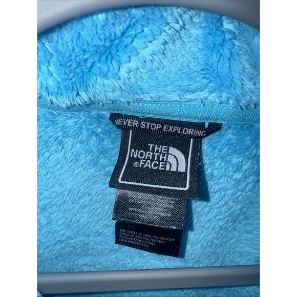 North Face Womens Jacket Medium Long Sleeve Full Zip Pockets Blue Lightweight - Picture 2 of 6